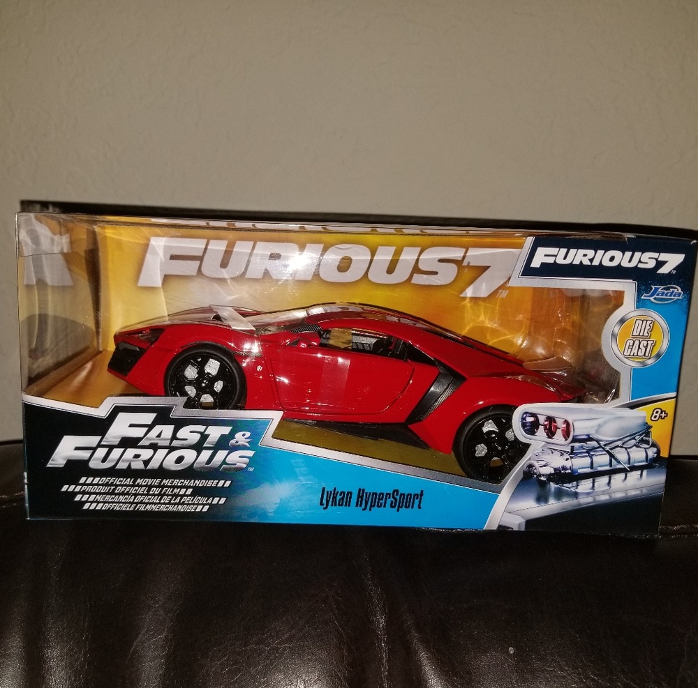 Jada fast& furious 7 collectible car.